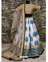 Multi Colour Raw Silk Heavy Embroidered Designer Lehenga Choli