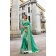 Jade Green Designer Art Silk Saree