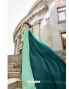 Teal Designer Art Silk Saree