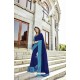 Royal Blue Designer Art Silk Saree