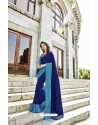 Royal Blue Designer Art Silk Saree