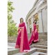 Fuchsia Designer Art Silk Saree