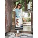 White Printed Woven Readymade Kurtis