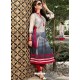 Grey Printed Linen Readymade Kurtis