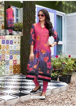 Rani Printed Linen Readymade Kurtis