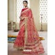 Red Printed Designer Cotton Silk Saree