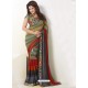 Multi Colour Printed Georgette Designer Party Wear Saree