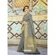 Grey Handloom Weaving Silk Designer Jacquard Saree