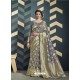 Pigeon Organza Silk Designer Jacquard Saree