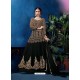 Black Embroidered Georgette Designer Anarkali Suit