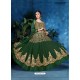 Dark Green Embroidered Georgette Designer Anarkali Suit