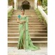 Sea Green Embroidered Designer Silk Wedding Saree