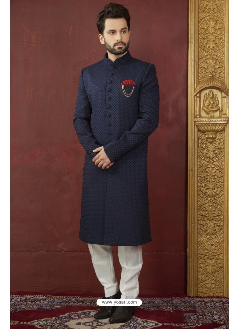 Designer Floral Print Groom Sherwani Nawabi Sherwani Suit Royal Sherwani  Groomsmen Outfit Indian Pakistani Wedding - Etsy