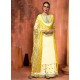 Off White Muslin Silk Embroidered Designer Palazzo Suit