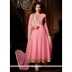 Pretty Pink Georgette Designer Anarkali Suit