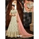 Off White Silk Embroidered Designer Lehenga Choli