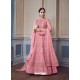 Hot Pink Georgette Embroidered Designer Anarkali Suit