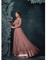 Hot Pink Net Heavy Embroidered Designer Anarkali Suit