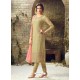 Green Georgette Stone Embroidered Designer Staright Suit