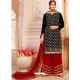Black Embroidered Heavy Georgette Designer Palazzo Suit