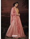Baby Pink Fancy Heavy Embroidered Jacquard Designer Lehenga Choli