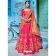 Rani Embroidered Banarasi Silk Designer Lehenga Choli