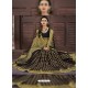 Black Chiffon Jaquard Designer Saree