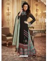 Black Georgette Designer Palazzo Suit