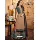 Camel Georgette Designer Palazzo Suit