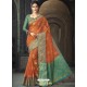 Rusty Kota Silk Designer Jaquard Work Saree