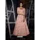 Pink Jacquard Designer Readymade Gown