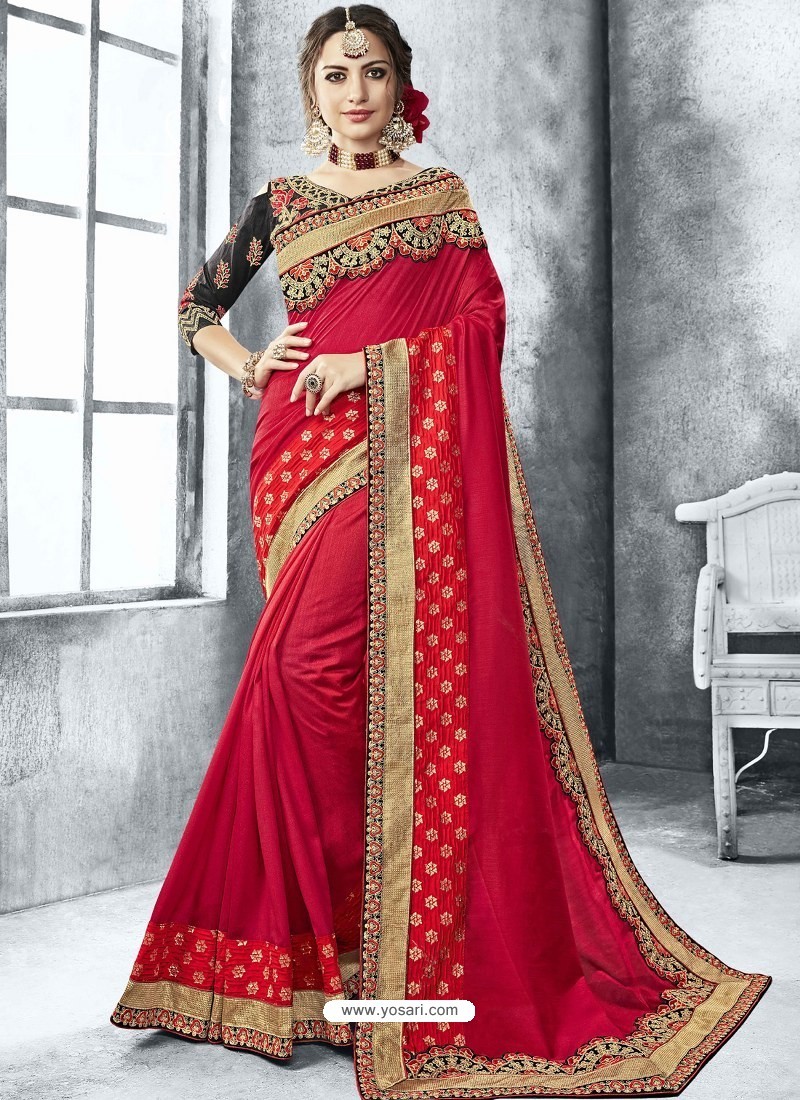 Heavy Border Saree In Jhansi - Prices, Manufacturers & Suppliers