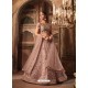 Dusty Pink Net Heavy Embroidered Designer Lehenga Choli