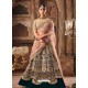 Dark Green Net Heavy Embroidered Designer Lehenga Choli