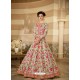 Multi Colour Royal Silk Heavy Embroidered Gown Style Anarkali Suit
