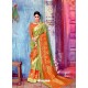Green Banarasi Silk Jaquard Work Designer Saree