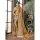 Golden Malai Embroidered Designer Wedding Saree