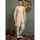 Baby Pink Imported Jaquard Nawabi Style Designer Sherwani