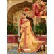 Yellow Fancy Heavy Embroidered Designer Wedding Saree