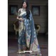 Grey Banarasi Patola Silk Designer Saree