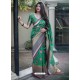 Dark Green Banarasi Patola Silk Designer Saree