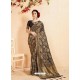 Black Banarasi Art Silk Jacquard Worked Designer Saree