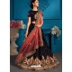 Perfect Navy Blue Satin Zari Worked Designer Lehenga Choli