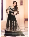 Malaika Arora Khan Black Net And Georgette Anarkali Suit