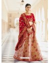 Exclusive Red Silk Embroidered Designer Lehenga Choli