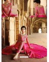 Rani Satin Georgette Embroidered Floor Length Suit