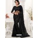 Beautiful Black Net Designer Saree