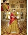 Corn Sparkle Silk Heavy Embroidered Designer Lehenga Choli