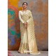 Off White Kaushalya Silk Jacquard Work Designer Saree