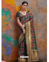 Black Kaushalya Silk Jacquard Work Designer Saree